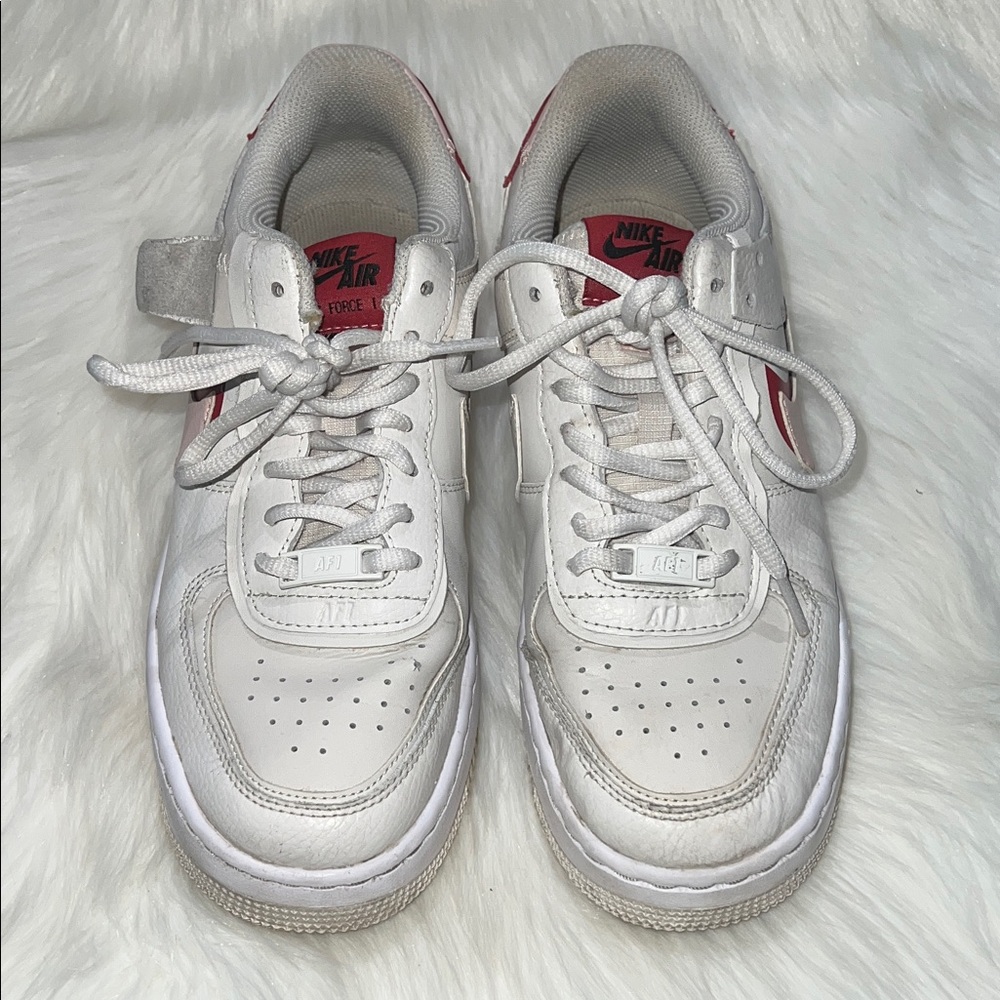 Nike White, Pink and Red Women's Sneakers